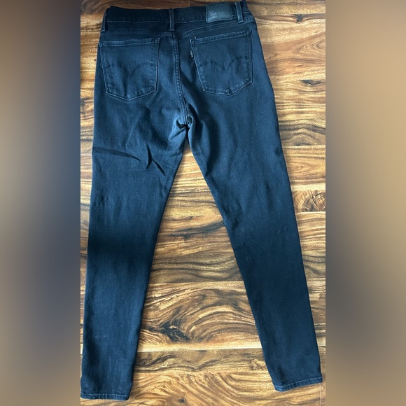 Levi’s 710 Super Skinny Black Jeans- Size 30 - Picture 2 of 4